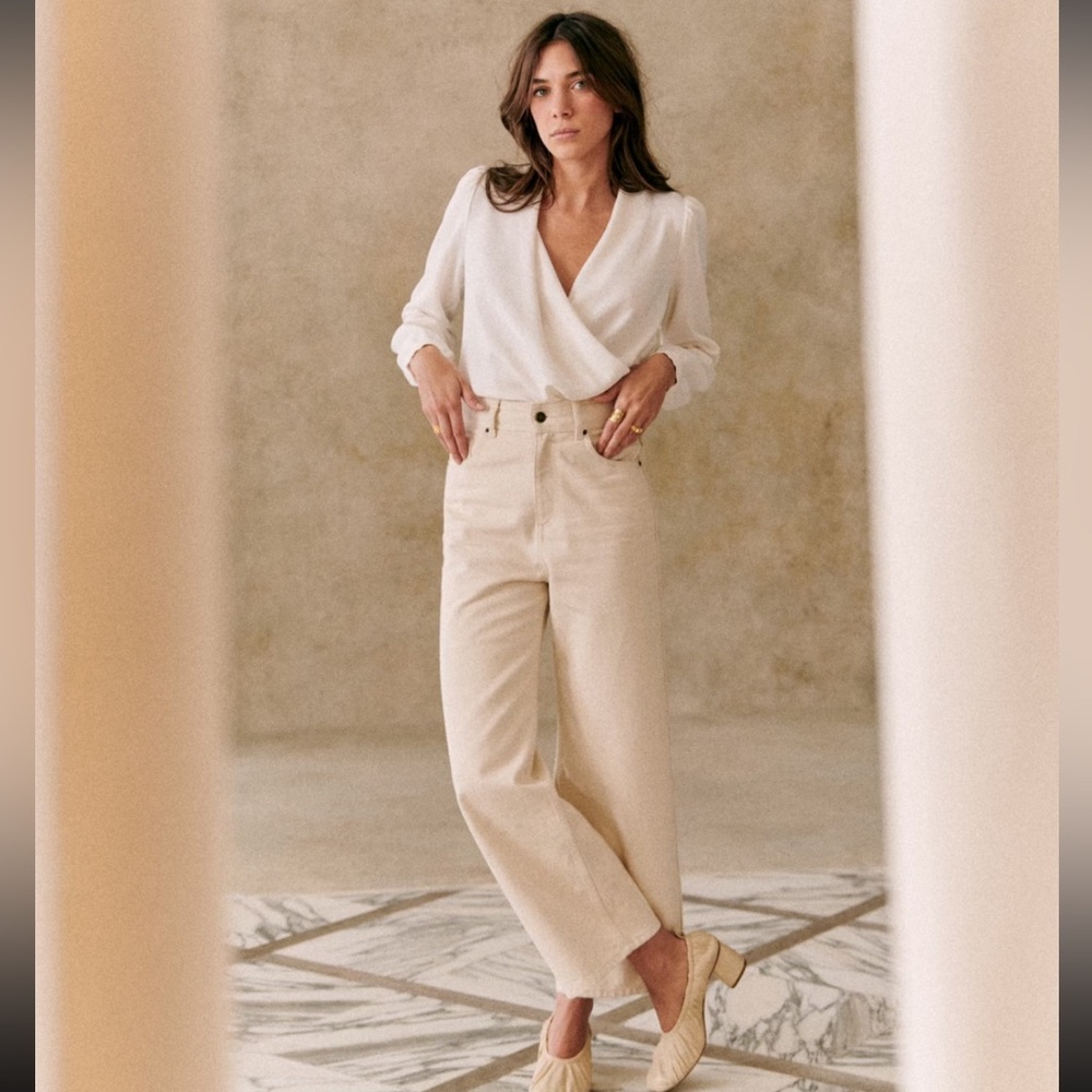 Sézane Abelia Blouse NWT